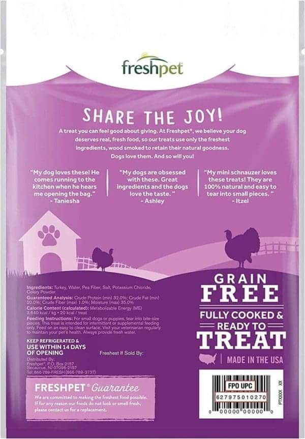 Fresh pet Dog Joy Treats Turkey Bacon(85g) - Image 2