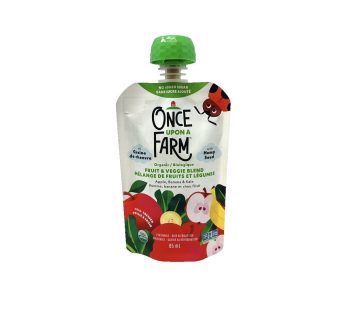 Once Upon a Farm Organic Fruit & Veggie Blend Apple Banana & Kale (85mL)