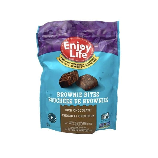 Enjoy Life Rich Chocolate Brownie Bites (135g) - Falcon Essentials