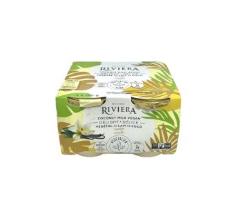 Maison Riviera Coconut Milk Vegan Delight Vanilla (4 x 120g)