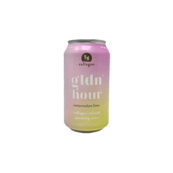 Gldn Hour Watermelon Lime Collagen Infused Sparkling Water (355mL)