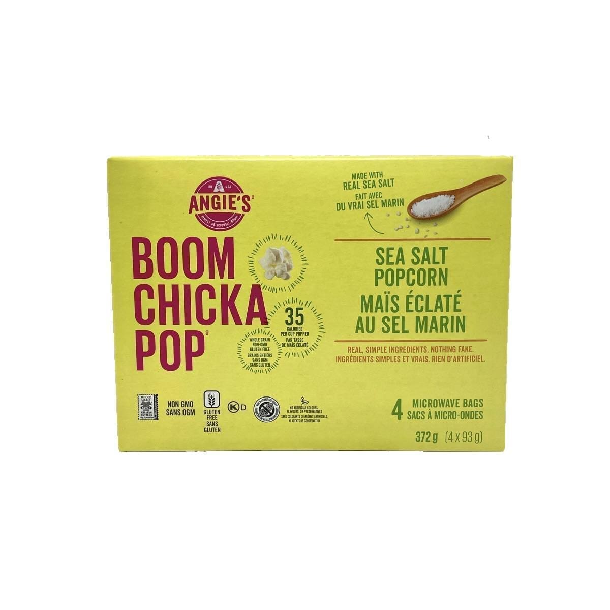 Angie’s Boom Chicka Pop Sea Salt Popcorn (6x372g)