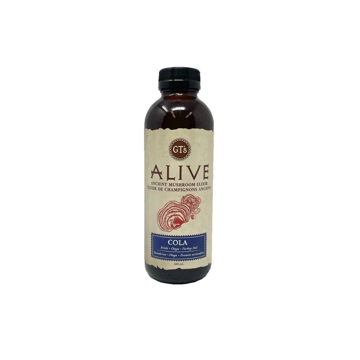 GT’s Alive Ancient Mushroom Elixir Cola (480mL) Falcon Essentials