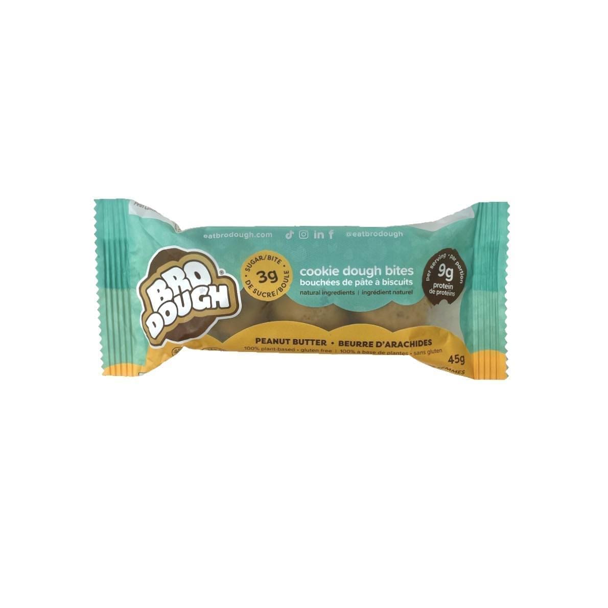 Bro Dough Peanut Butter Cookie Dough Bites (45g) Falcon Essentials