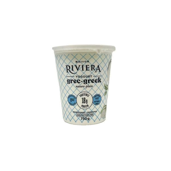 Maison Riviera Greek Yogurt Plain 0% (750g)