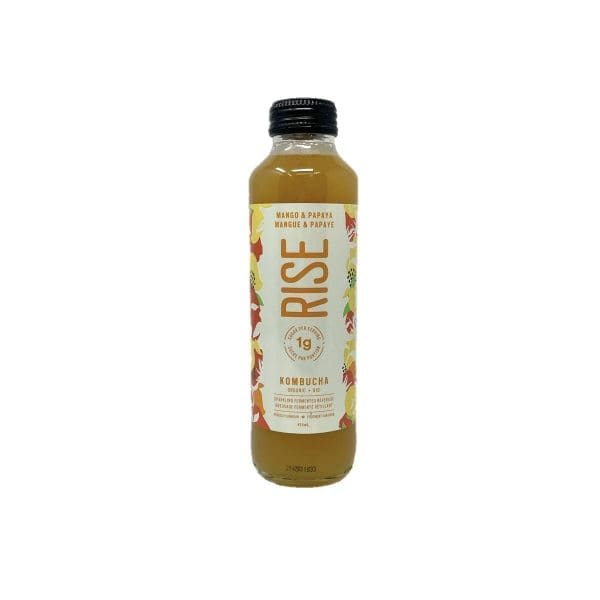 Rise Organic Kombucha Mango & Papaya (414mL)