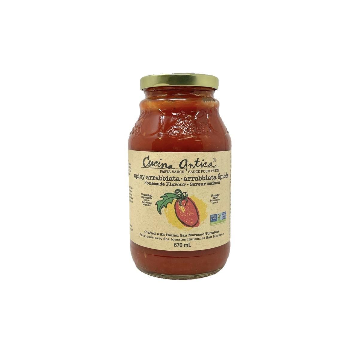 Cucina Antica Marinara Pasta Sauce Spicy Arrabbiata (670mL)