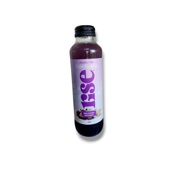 Rise Organic Kombucha Lychee & Jasmine (414mL)