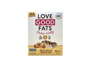 Love Good Fats Chewy Nutty Protein Bars Salted Caramel (160g)