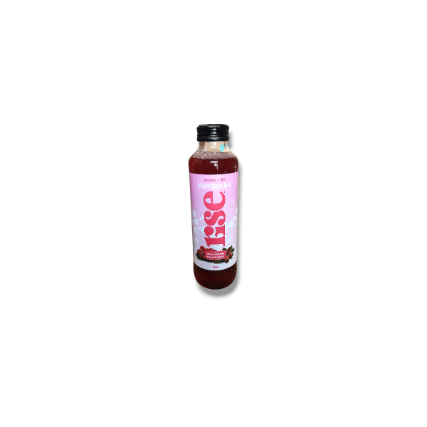 Rise Organic Kombucha Hibiscus & Rose Hips (414mL)