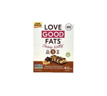 Love Good Fats Chewy Nutty Protein Bars Peanut Chocolatey (160g)