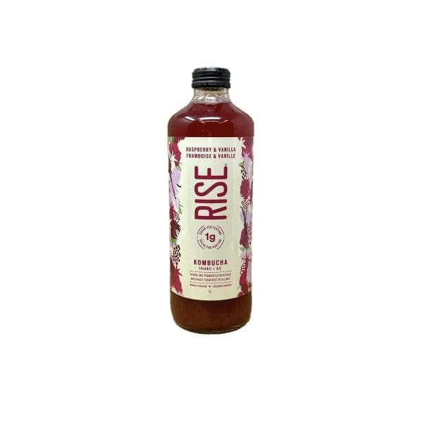 Rise Organic Kombucha Raspberry & Vanilla (1L)