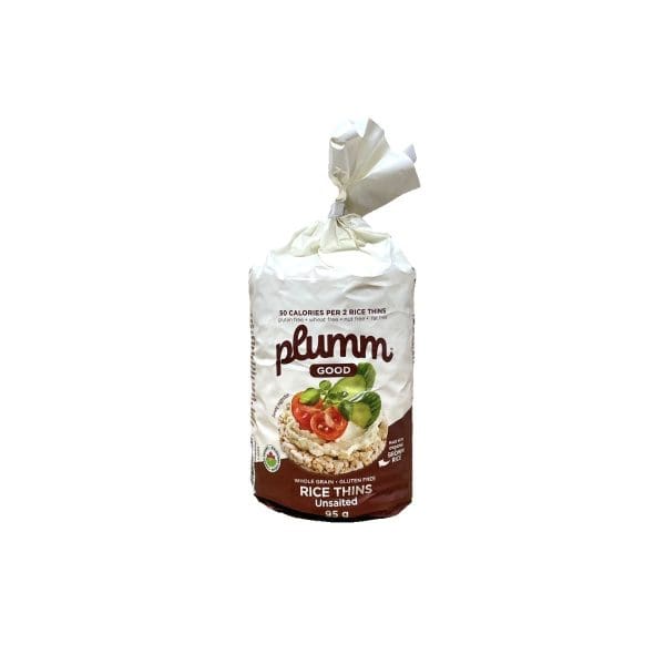 Plum M Good Organic Rice Thins Unsalted (95g)