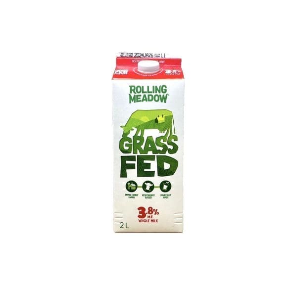 Rolling Meadow Grass Fed Whole Milk 3.8% (2L)