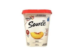 Yoplait Source Yogurt Peach 0% (630g)