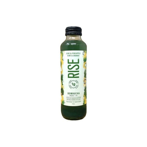 Rise Kombucha Kiwi Pineapple (414mL) - Image 2