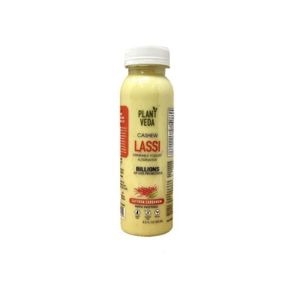 Plant Veda Cashew Lassi Drinkable Yogurt Saffron Cardamom (250mL) Falcon Essentials