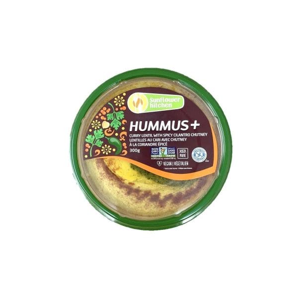 Sunflower Kitchen Hummus Curry Lentil With Spicy Cilantro Chutney (300g)