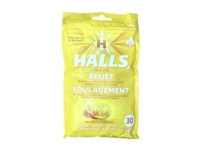Halls Lozenges Mentho-Lyptus Relief Honey Lemon (30 lozenges)