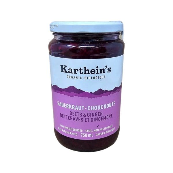 Kartheins Organic Sauerkraut Beets &Ginger (750ml)
