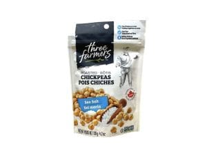 Three Farmers Roasted Chickpeas Sea Salt (120g)