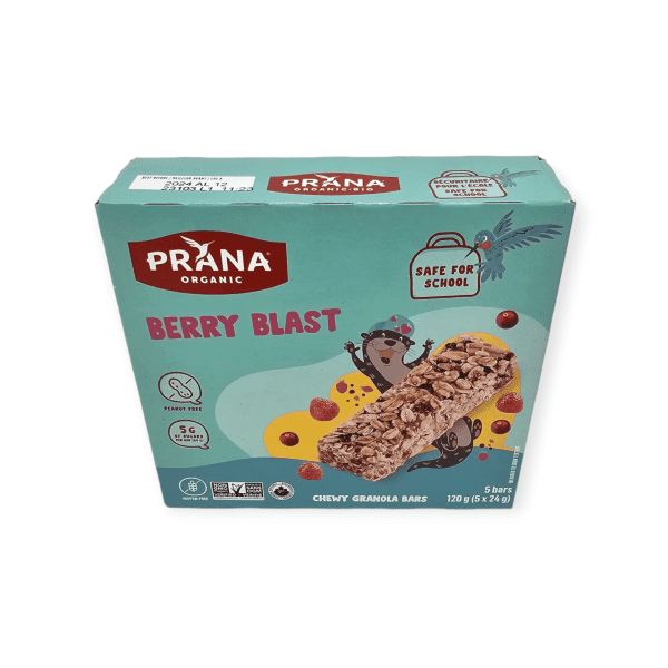 Prana Organic Berry Blast Chewy Granola Bars (120g)