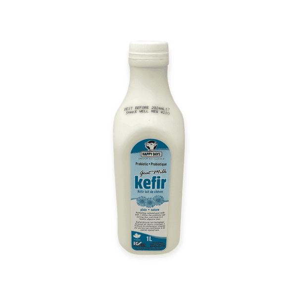 Happy Days Probiotic Goat Milk Kefir Plain (1L)
