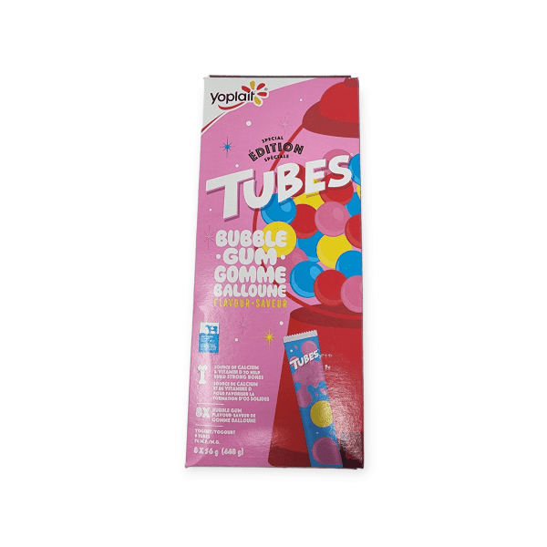 Yoplait  Special Edition Yogourt Tubes Bubble Gum (448g)