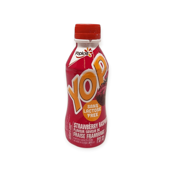 Yoplait Yop Strawberry Raspberry Lactose Free (200mL)