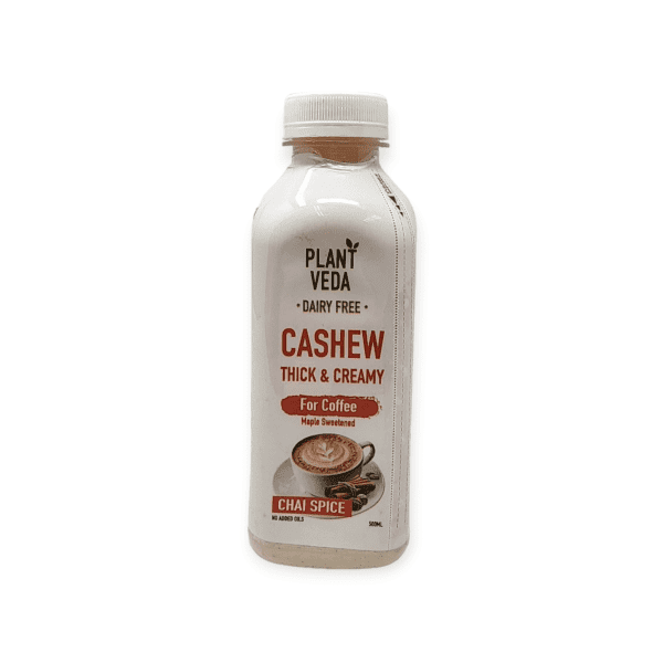 Plant Veda Dairy Free Cashew For Coffee Chai Spice (500mL)