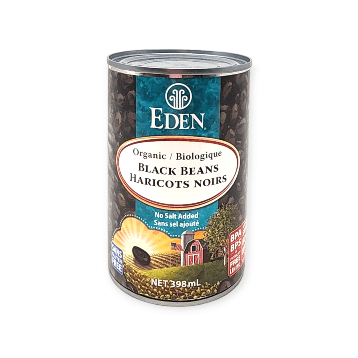 Eden Organic Black Beans No Salt Added (398mL)