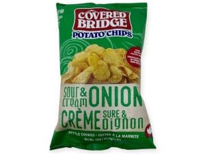 Covered Bridge Potato Chips Sour Cream & Onion (170g)