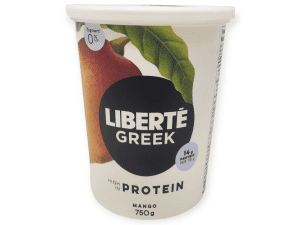 Liberte Greek High Protein Mango Yogurt 0% (750g)