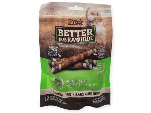 Zoe Better Than Rawhide Twists Mint (148g)
