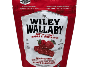 Wiley Wallaby Classic Red Licorice (184g)