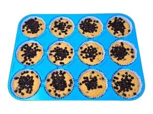 Ready to Bake Chocolate Chip Muffins 12 Large Raw muffins (frozen)