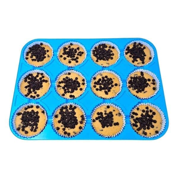 Ready to Bake Chocolate Chip Muffins 12 Large Raw muffins (frozen)