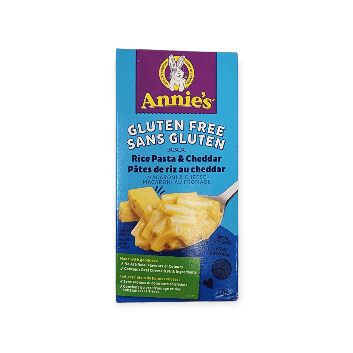 Annie’s Gluten Free Rice Pasta & Cheddar (170g)