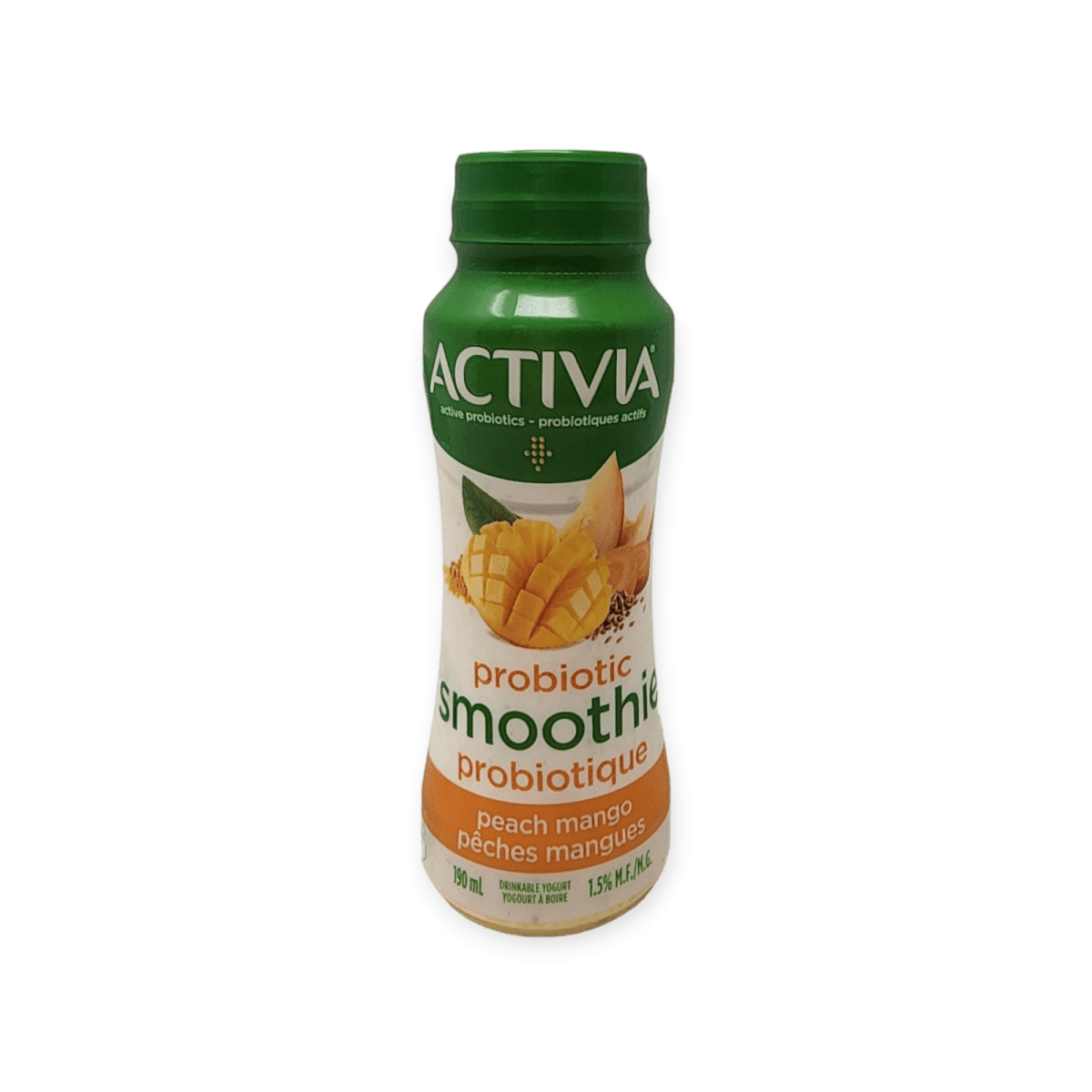 Activia Probiotic Smoothie Peach Mango (8x190mL)