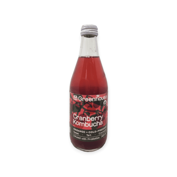 Greenhouse Cranberry Kombucha (325mL)