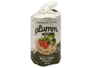 Plumm Good Whole Grain Rice Thins (95g)