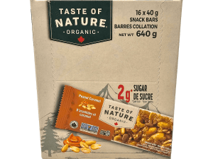 Taste of Nature Snack Bars Peanut Caramel ( Case of 16x40g)
