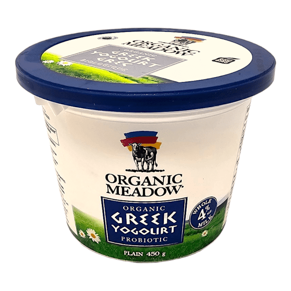 Organic Meadow Greek yogurt 4% whole milk Plain (450g)