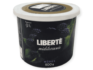 Liberte Mediterranee Yogurt 9% Blackberry (500g)