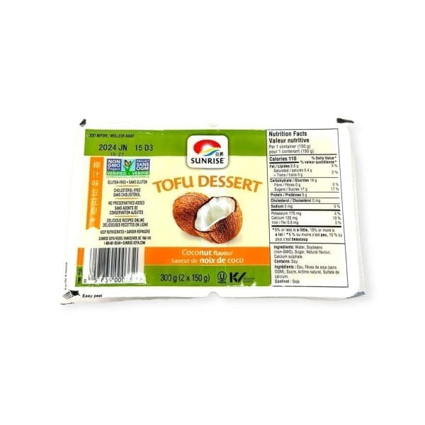 Sunrise Tofu Dessert Coconut Flavour (2x150g) (300g)
