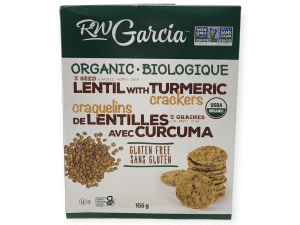 Rw Garcia 3 Seed Lentil with Turmeric Crackers (155g)