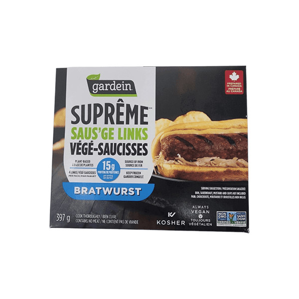 Gardein Supreme Saus'ge Links Bratwurst (397g)