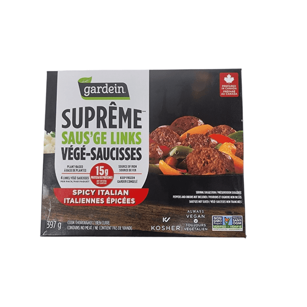 Gardein Supreme Saus'ge Links Spicy Italian (397g)