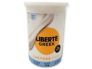 Liberte Greek 0% Lactose Free Plain (1kg)