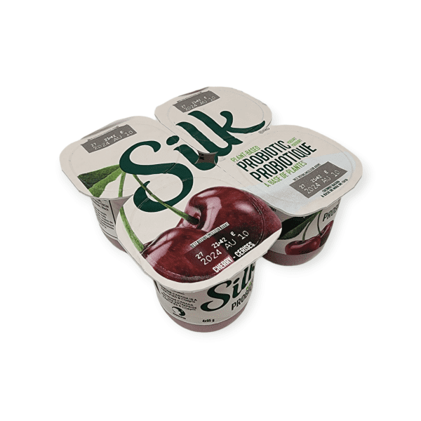 Silk Plant-Based Probiotic Yogurt Cherry (4x95g)
